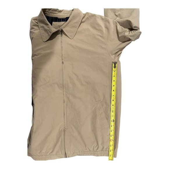 Vintage Mens LL Bean Tan Khaki Jacket Zip Up OHYM8 Tall‎ Size XL  RN71341 - Picture 4 of 10